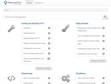 Tablet Screenshot of maplistpro.com